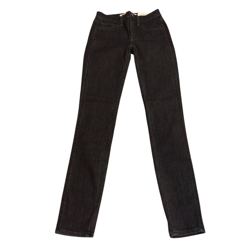 GAP 1969 High Stretch Easy Legging Black‎ Super Skinny Leg Jeans Womens Size 24